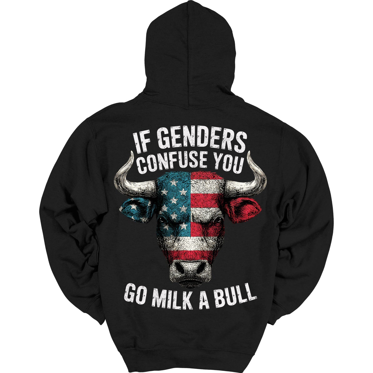 Go Milk A Bull Heavy Blend Hoodie