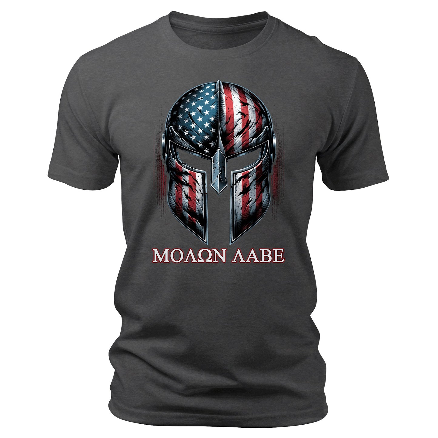 Men's Spartan Patriotic Short Sleeve Crewneck Shirt