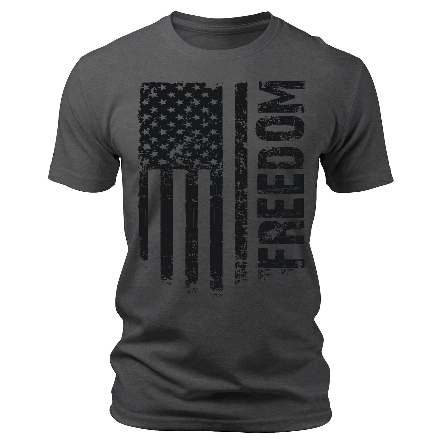 Men's Flag T-Shirts Patriotic Freedom Short Sleeve Crewneck Graphic Tees
