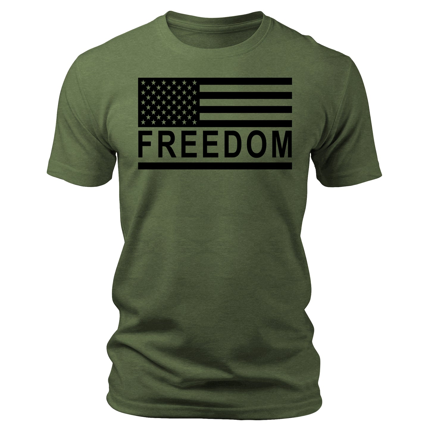 Freedom T-Shirt American Flag Free Speech Patriotic Men's Graphic Tee
