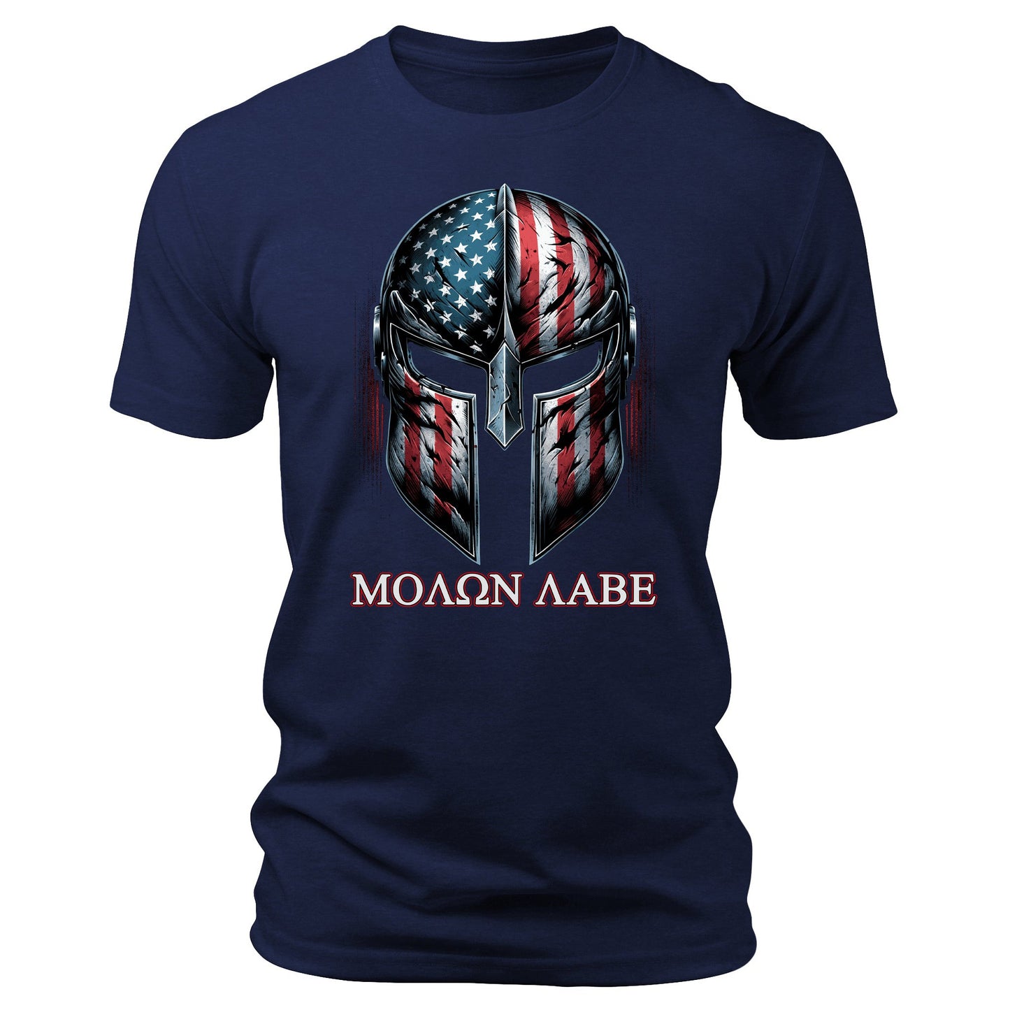 Men's Spartan Patriotic Short Sleeve Crewneck Shirt