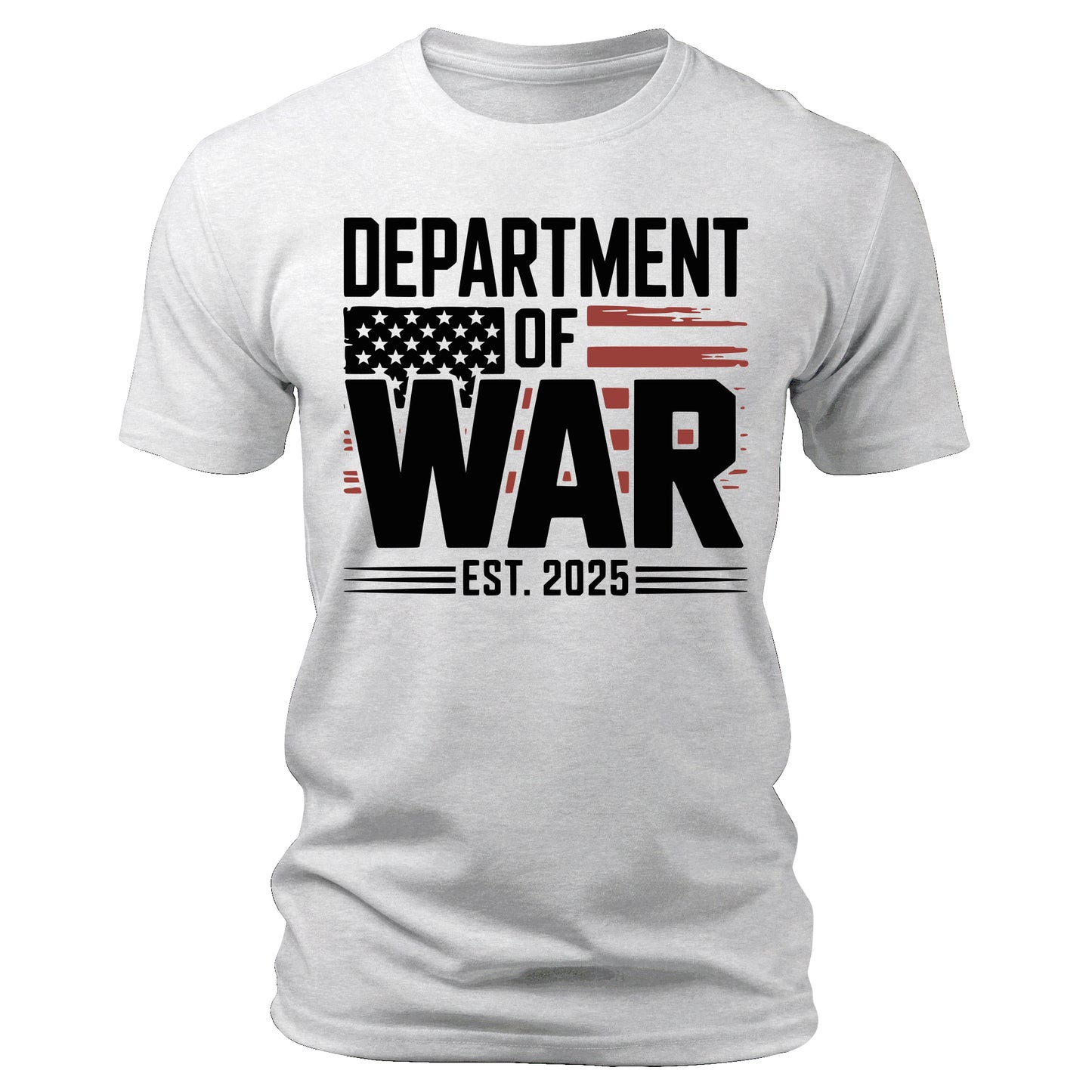 Department of War Established 2025 Re-Established T-Shirt Patriotic Men's Graphic Tee