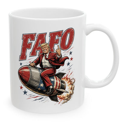 FAFO Funny Trump Pinup Gift 11oz Coffee Mug