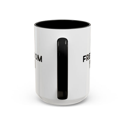 Freedom Flag Accent Coffee Mug