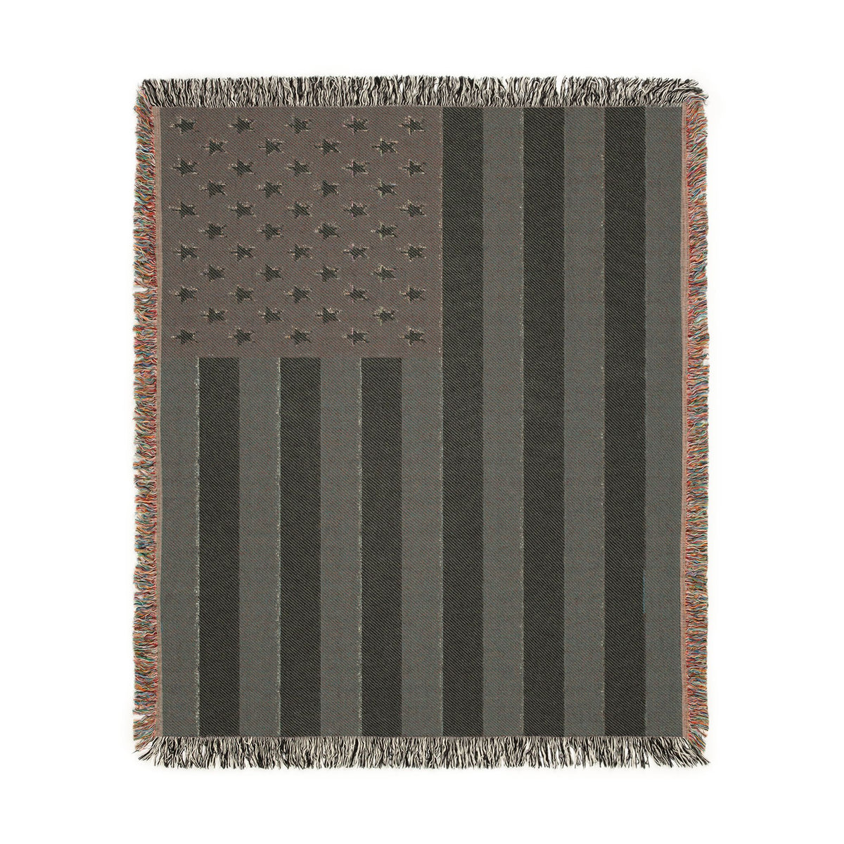 American Flag Woven Blanket 50x60