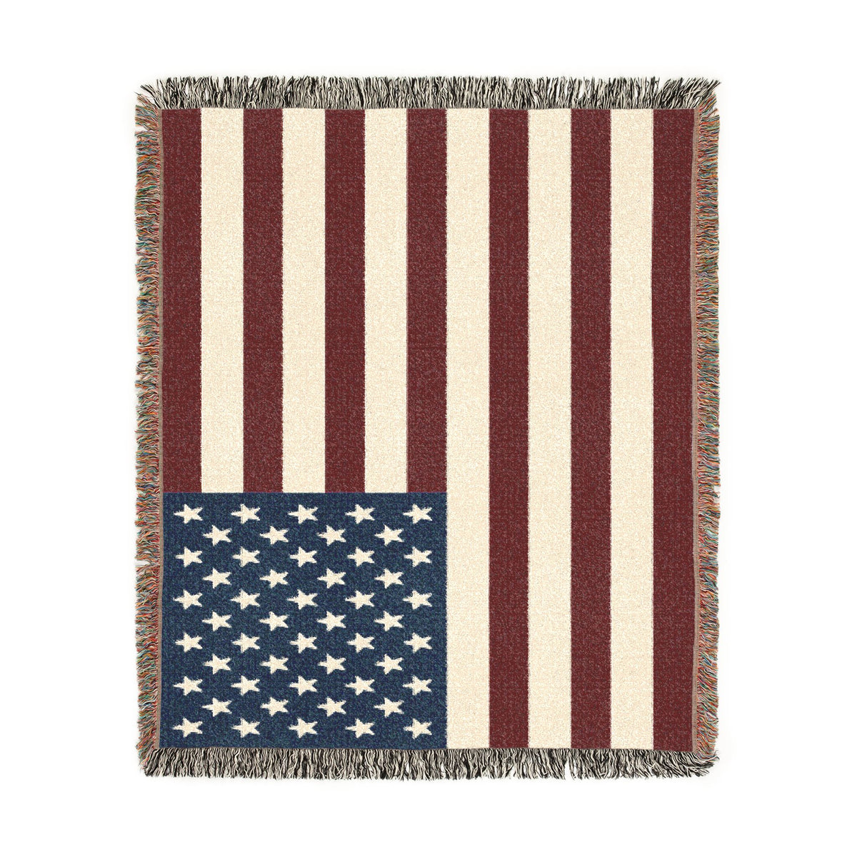 American Flag Woven Blanket 50x60