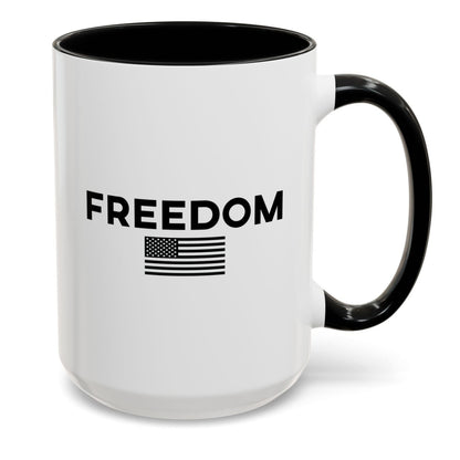 Freedom Flag Accent Coffee Mug
