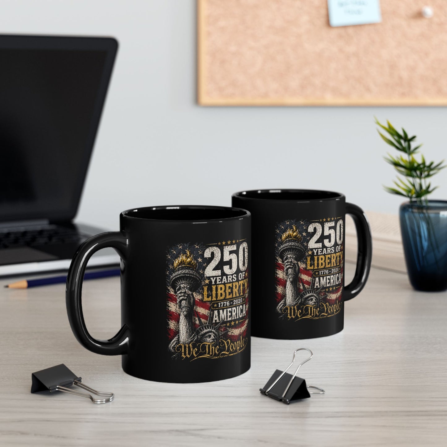 250 Years of America Anniversary Commemorative Liberty 11oz Gift Mug
