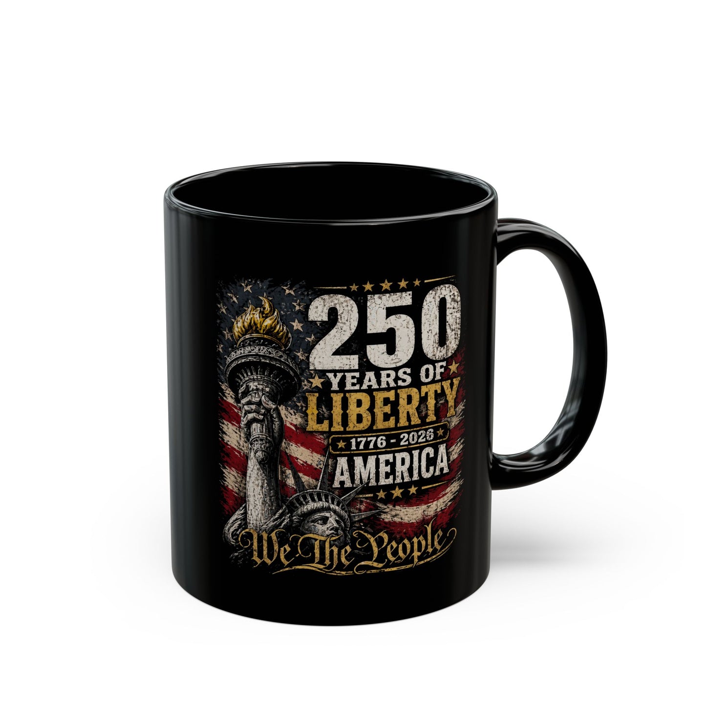 250 Years of America Anniversary Commemorative Liberty 11oz Gift Mug