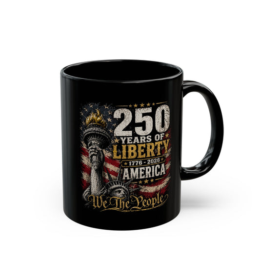 250 Years of America Anniversary Commemorative Liberty 11oz Gift Mug