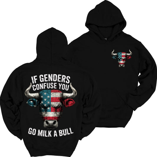 Go Milk A Bull Heavy Blend Hoodie