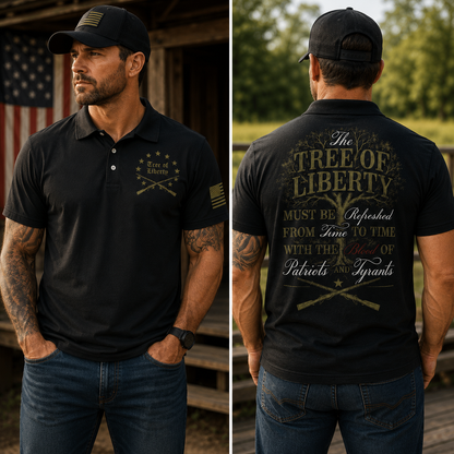 The Tree of Liberty Performance Golf Polo
