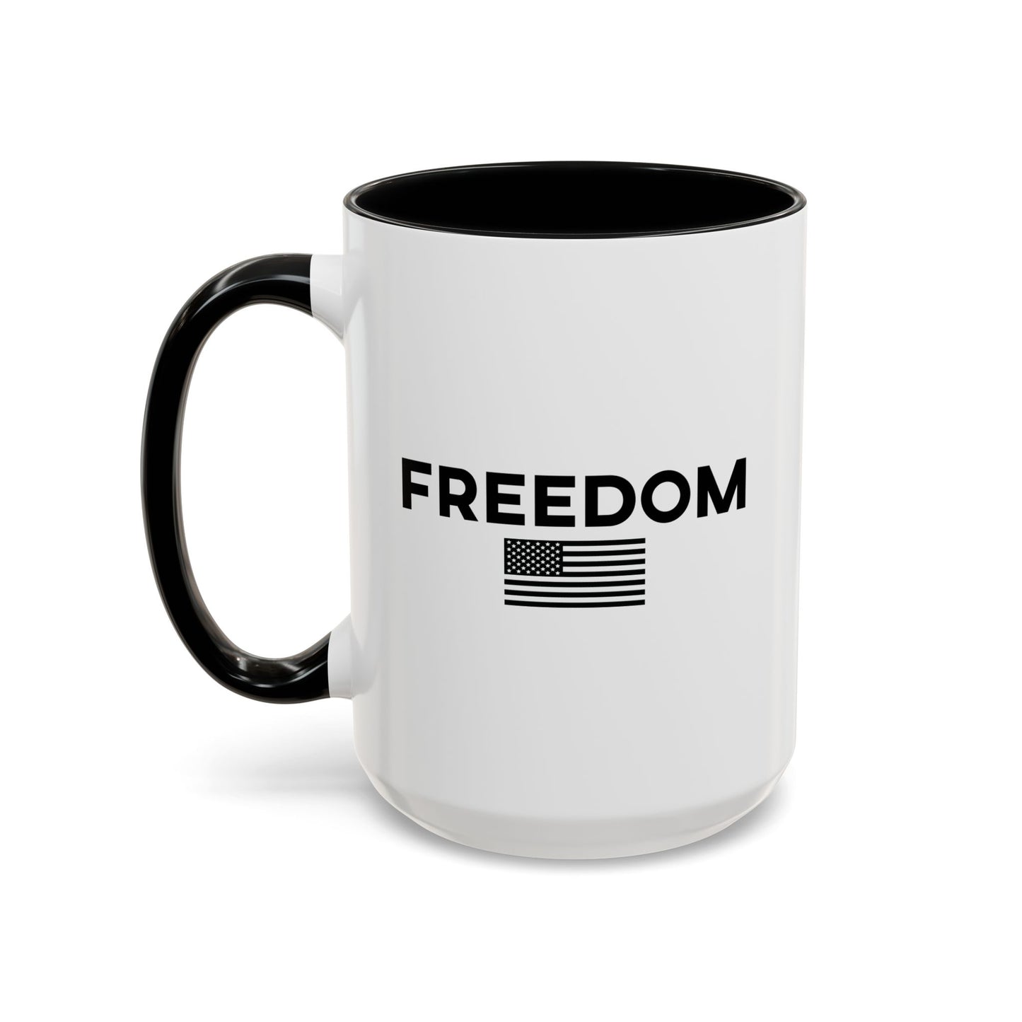 Freedom Flag Accent Coffee Mug