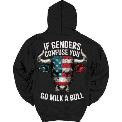 Go Milk A Bull Heavy Blend Hoodie
