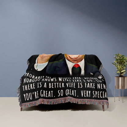 You're A Great Wife 60" x 50" Gift Woven Blanket
