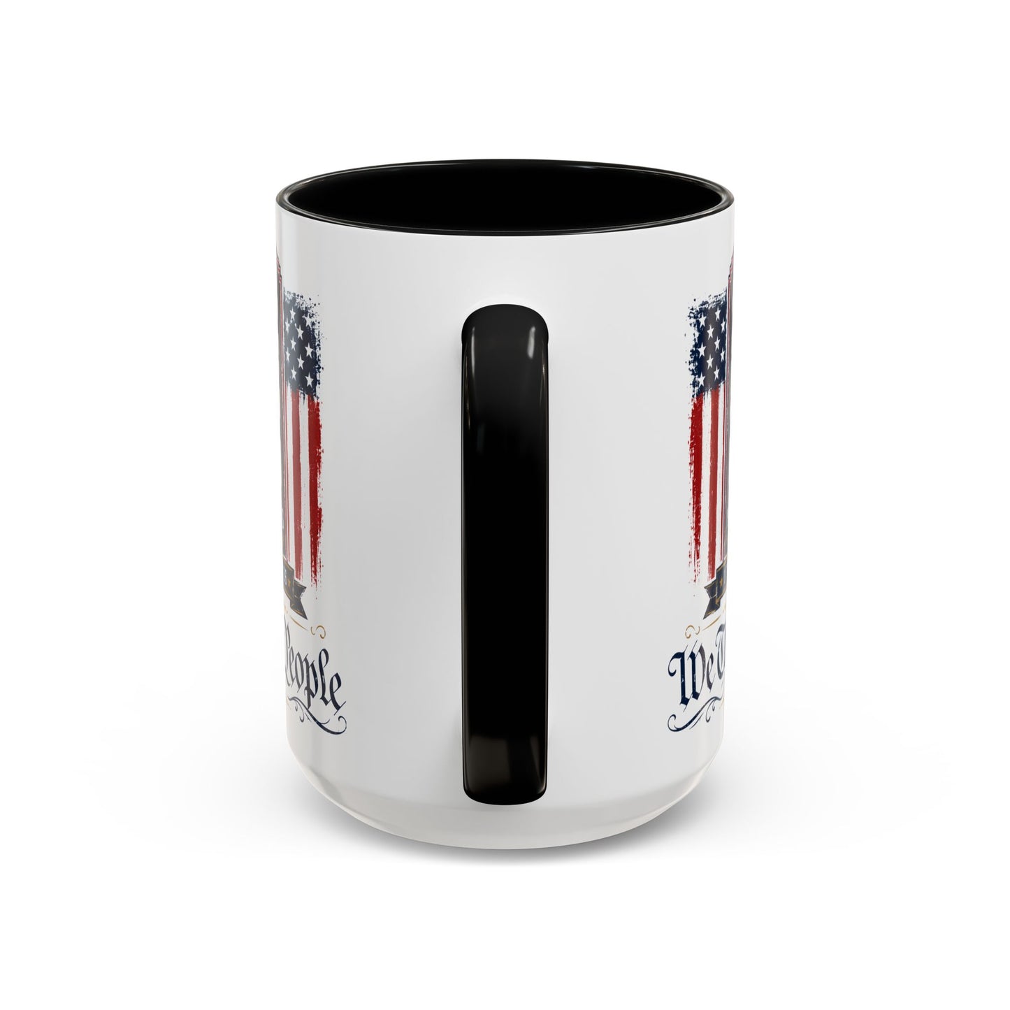 250 Anniversary USA Commemorative Patriotic We The People 1776 - 2026 Accent 15oz Coffee Mug