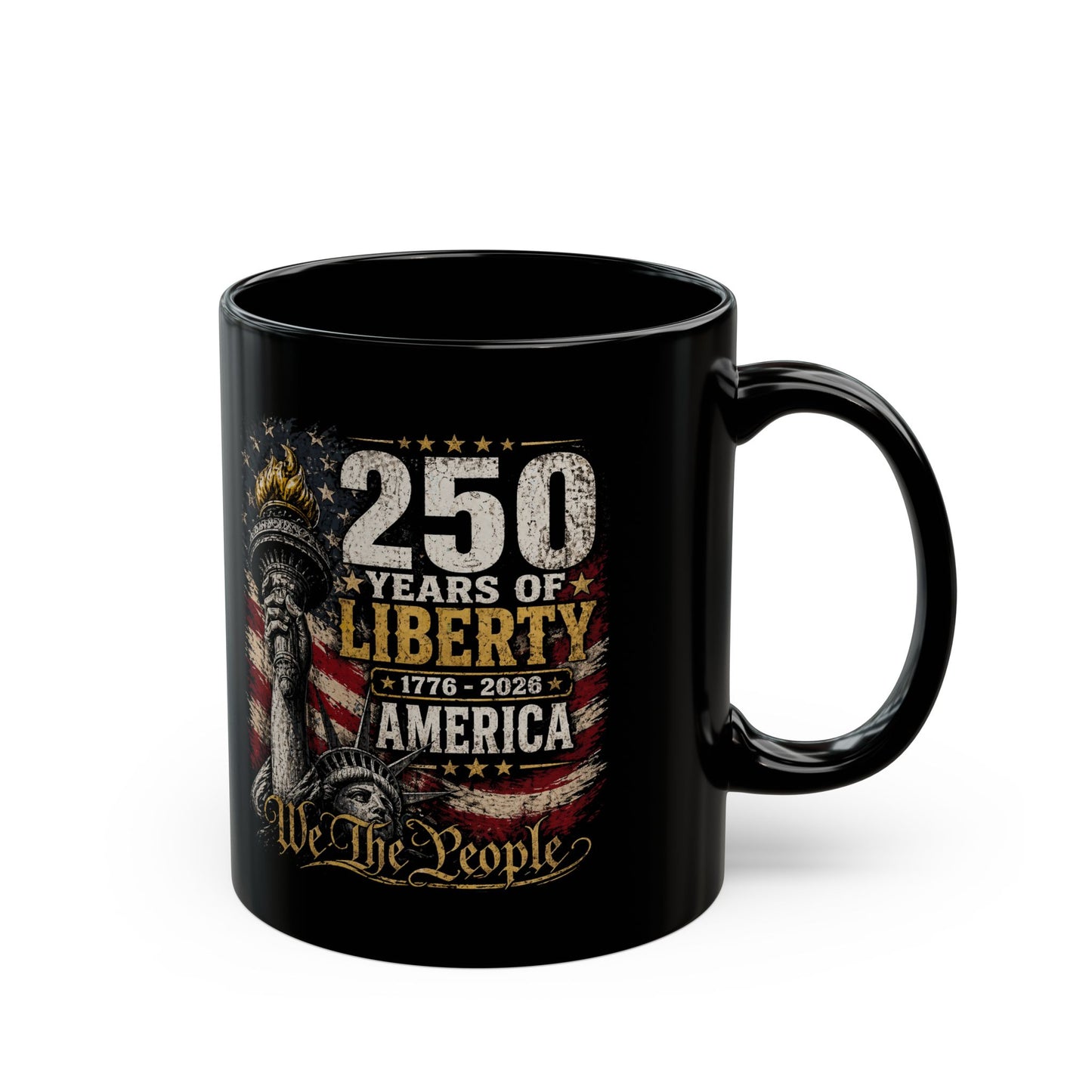 250 Years of America Anniversary Commemorative Liberty 11oz Gift Mug