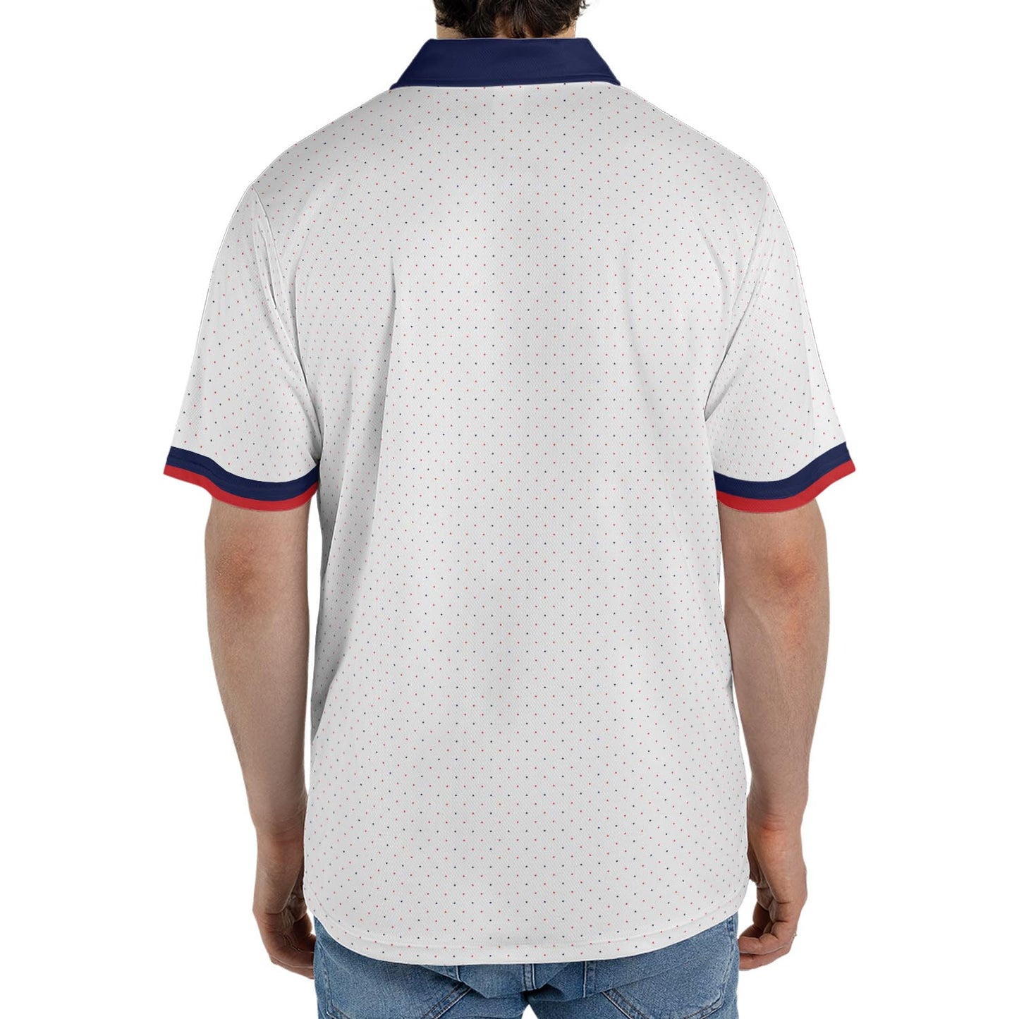 250th Anniversary Polo Shirt for Men America 250 4th of July Patriotic Stars 1776 2026 Moisture Wicking Short Sleeve Golf Shirt