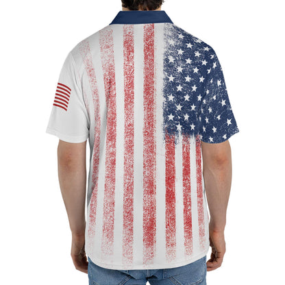 250 Years Of Liberty American Flag Polo Shirt For Men 1776 2026 Patriotic Moisture Wicking Short Sleeve Golf Top