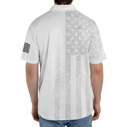 250th Anniversary White Polo Shirt for Men America 250 United We Stand 1776 2026 Moisture Wicking Short Sleeve Golf Top