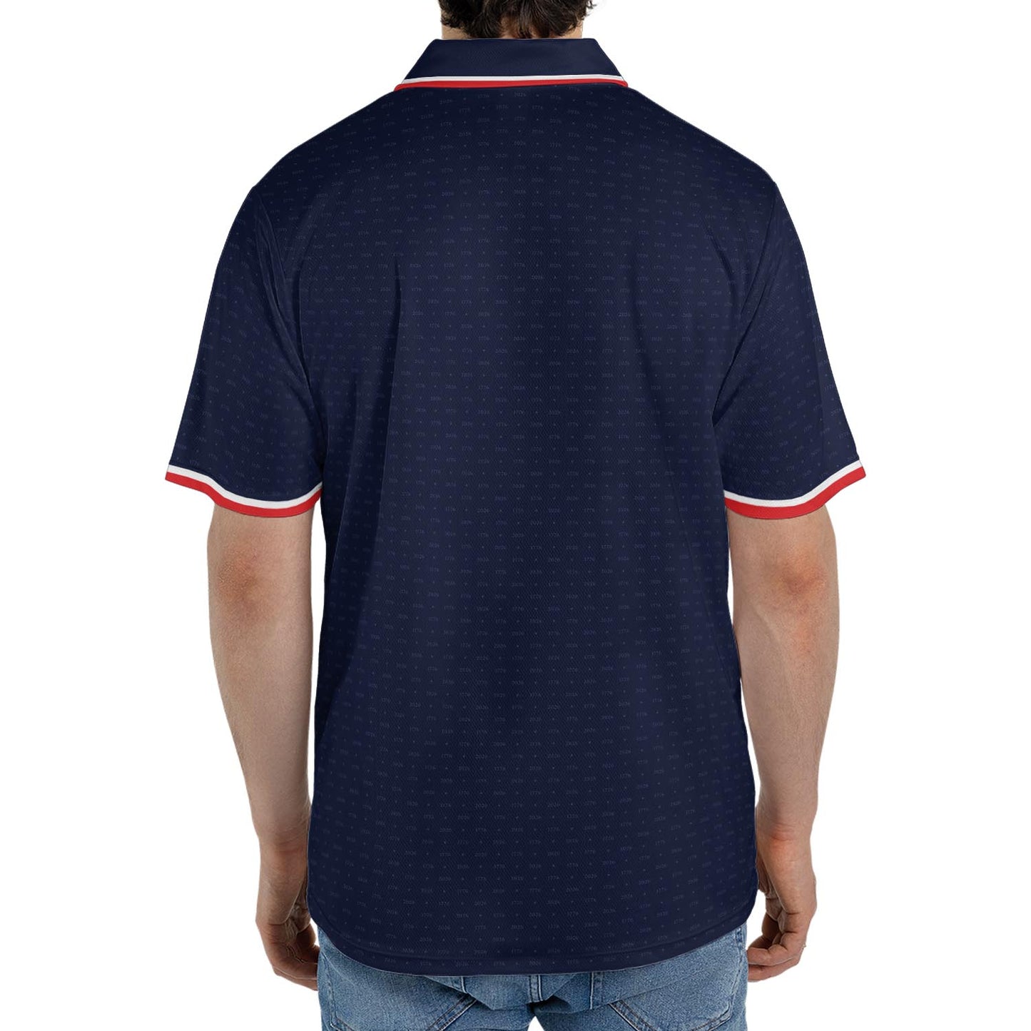 America 250 Polo Shirt for Men 1776 2026 Semiquincentennial Patriotic 4th of July Golf Shirt Moisture Wicking Short Sleeve Top