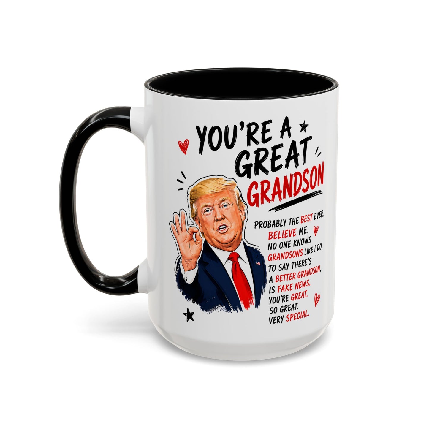 You're A Great Grandson Funny Gift Accent 15oz Coffee Mug