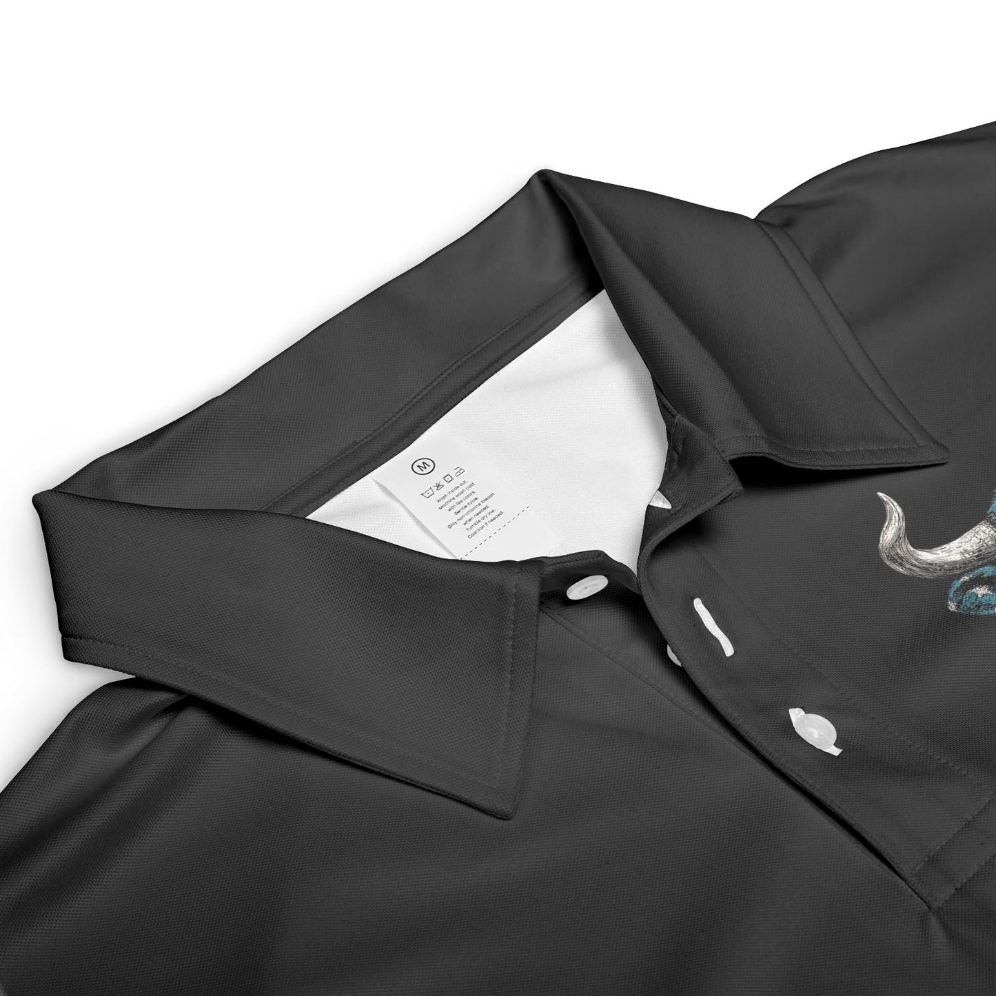 If Genders Confuse You Go Milk A Bull Men's Polo Moisture Wicking Short Sleeve Golf Shirt
