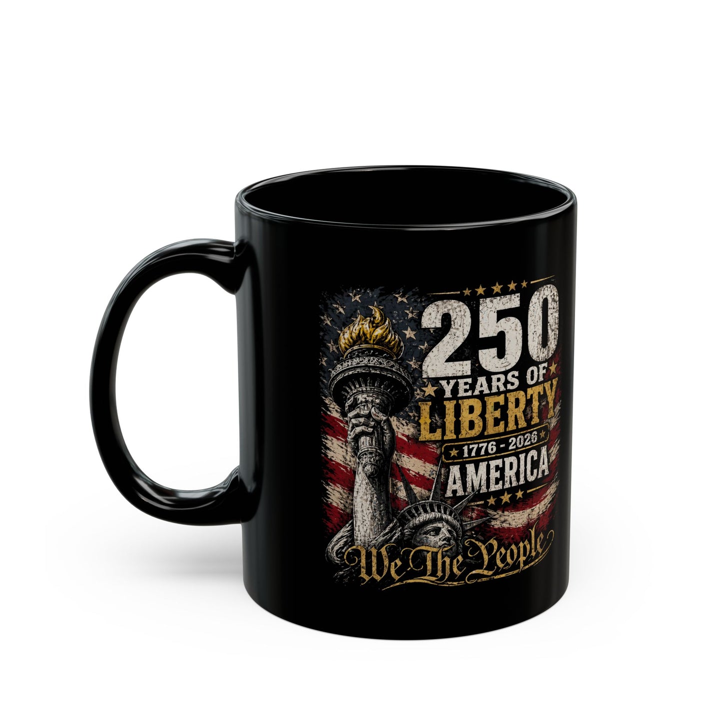 250 Years of America Anniversary Commemorative Liberty 11oz Gift Mug
