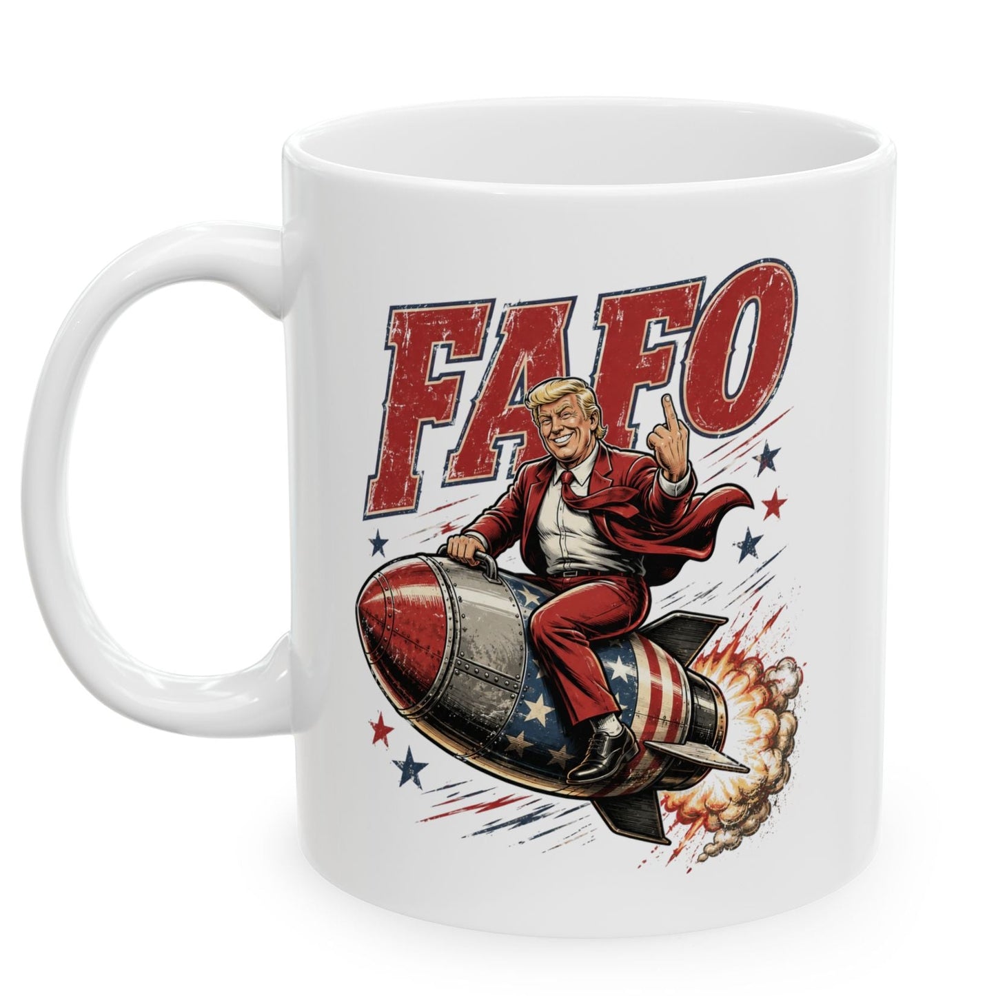 FAFO Funny Trump Pinup Gift 11oz Coffee Mug