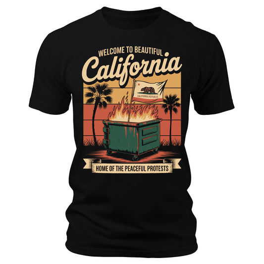 Beautiful California Riots Funny T-Shirt