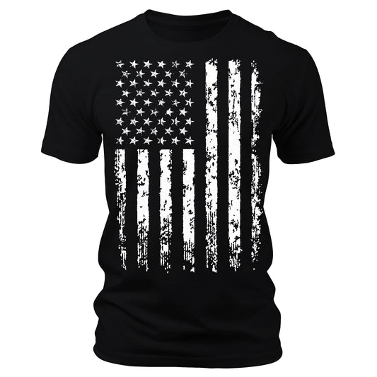 American Flag Shirt 4th Of July Patriotic Men's USA Short Sleeve Graphic Tees