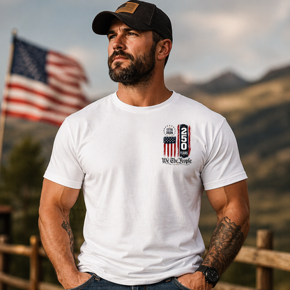 250 Anniversary USA Flag Commemorative Patriotic American 4th of July T-Shirt