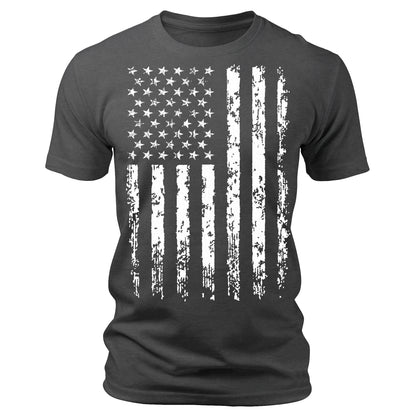 American Flag Shirt 4th Of July Patriotic Men's USA Short Sleeve Graphic Tees