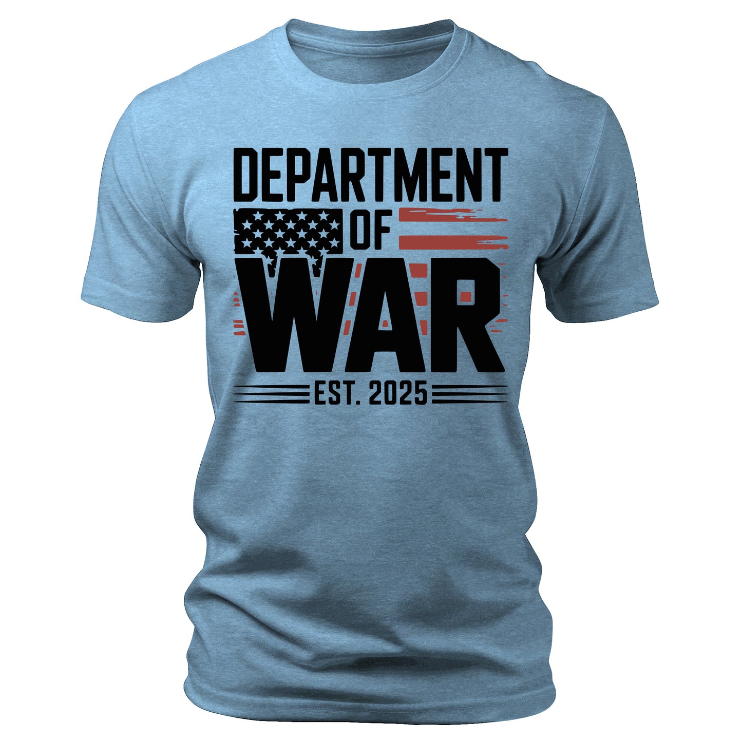 Department of War Established 2025 Re-Established T-Shirt Patriotic Men's Graphic Tee