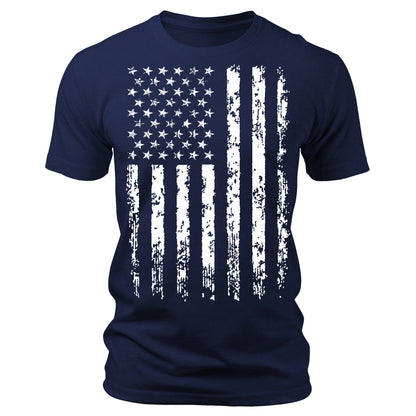 American Flag Shirt 4th Of July Patriotic Men's USA Short Sleeve Graphic Tees