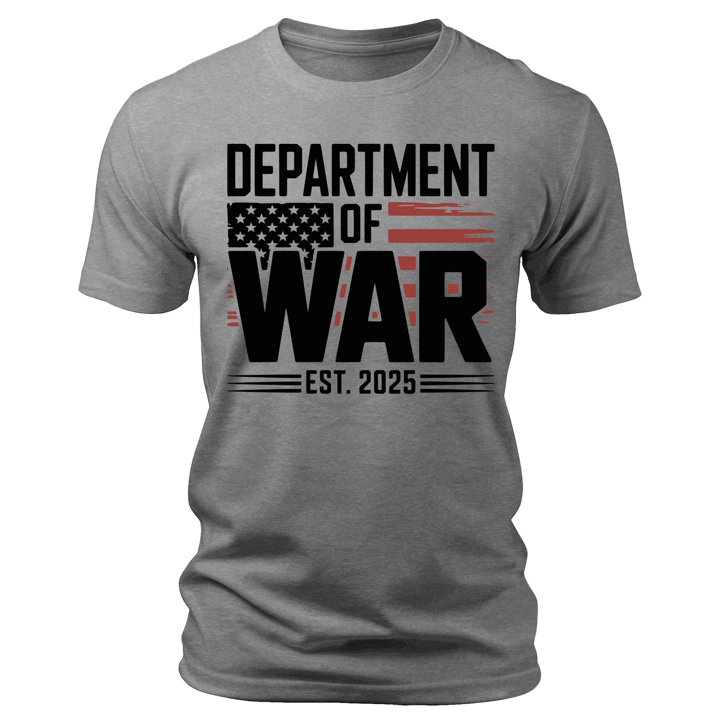Department of War Established 2025 Re-Established T-Shirt Patriotic Men's Graphic Tee