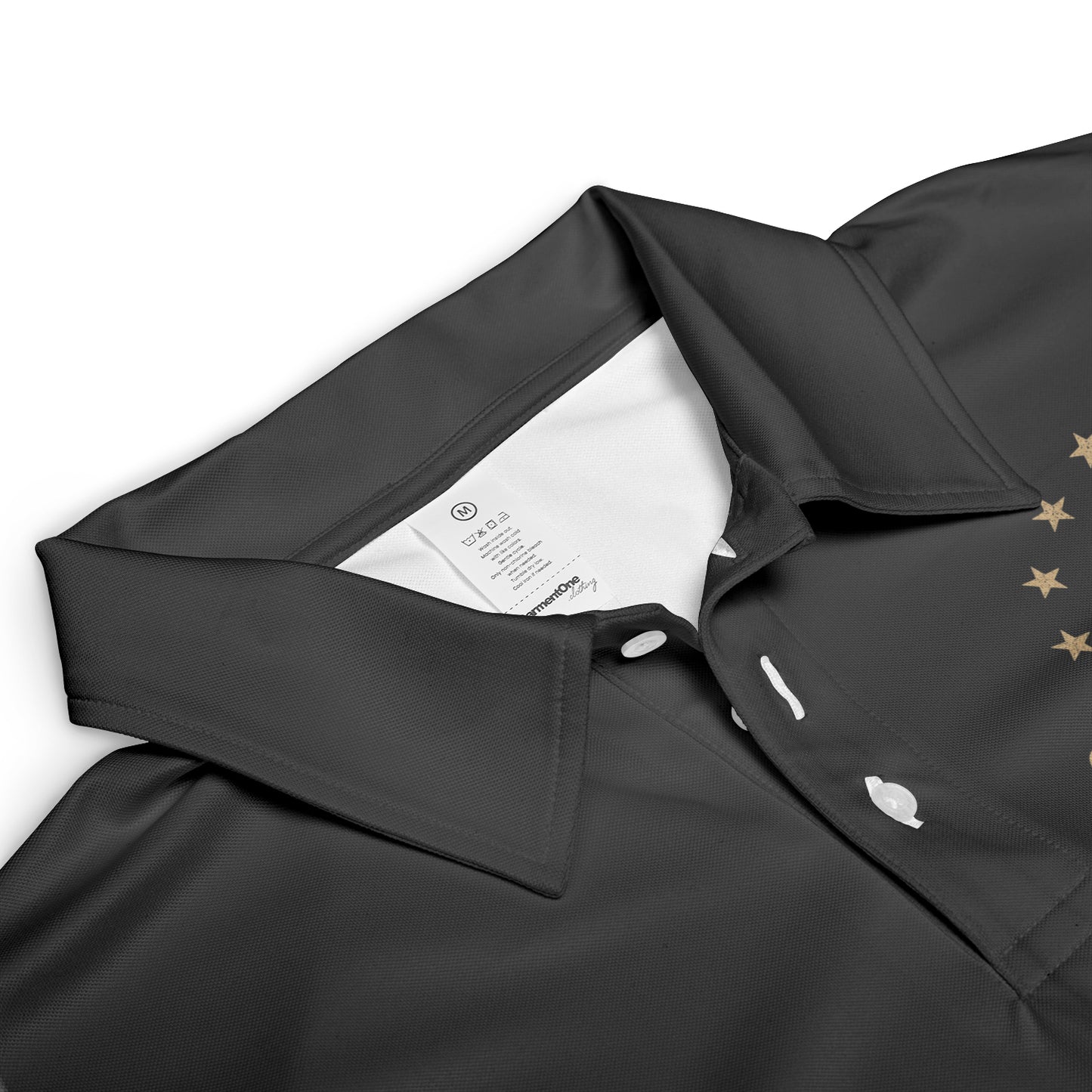 One Nation Under God Patriotic Moisture Wicking Golf Short Sleeve Shirt