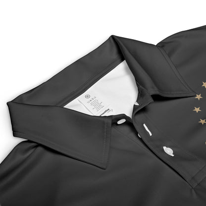 One Nation Under God Patriotic Moisture Wicking Golf Short Sleeve Shirt