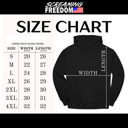American Eagle American Flag Hoodie Patriotic Heavy Blend Hooded Sweatshirt