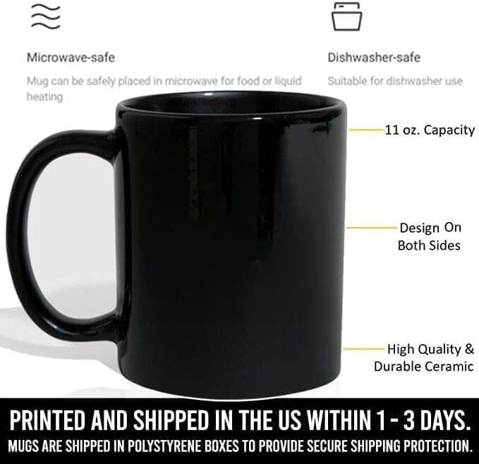 Trump 2024 45 47 American Flag Black 11oz Gift Coffee Mug