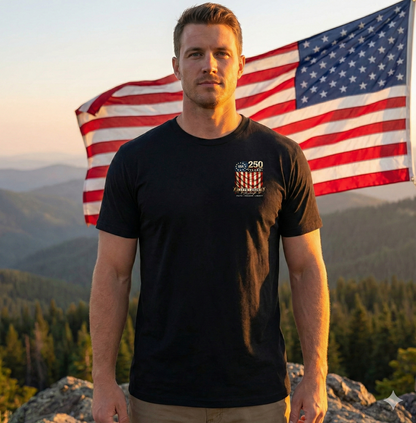 250 Anniversary USA Commemorative Patriotic T-Shirt
