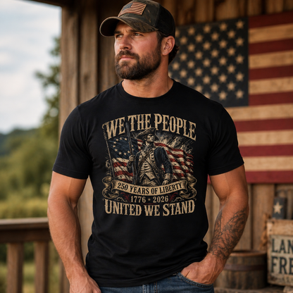 250 Anniversary USA Patriotic We The People 250th 4th of July 2026 T-Shirt
