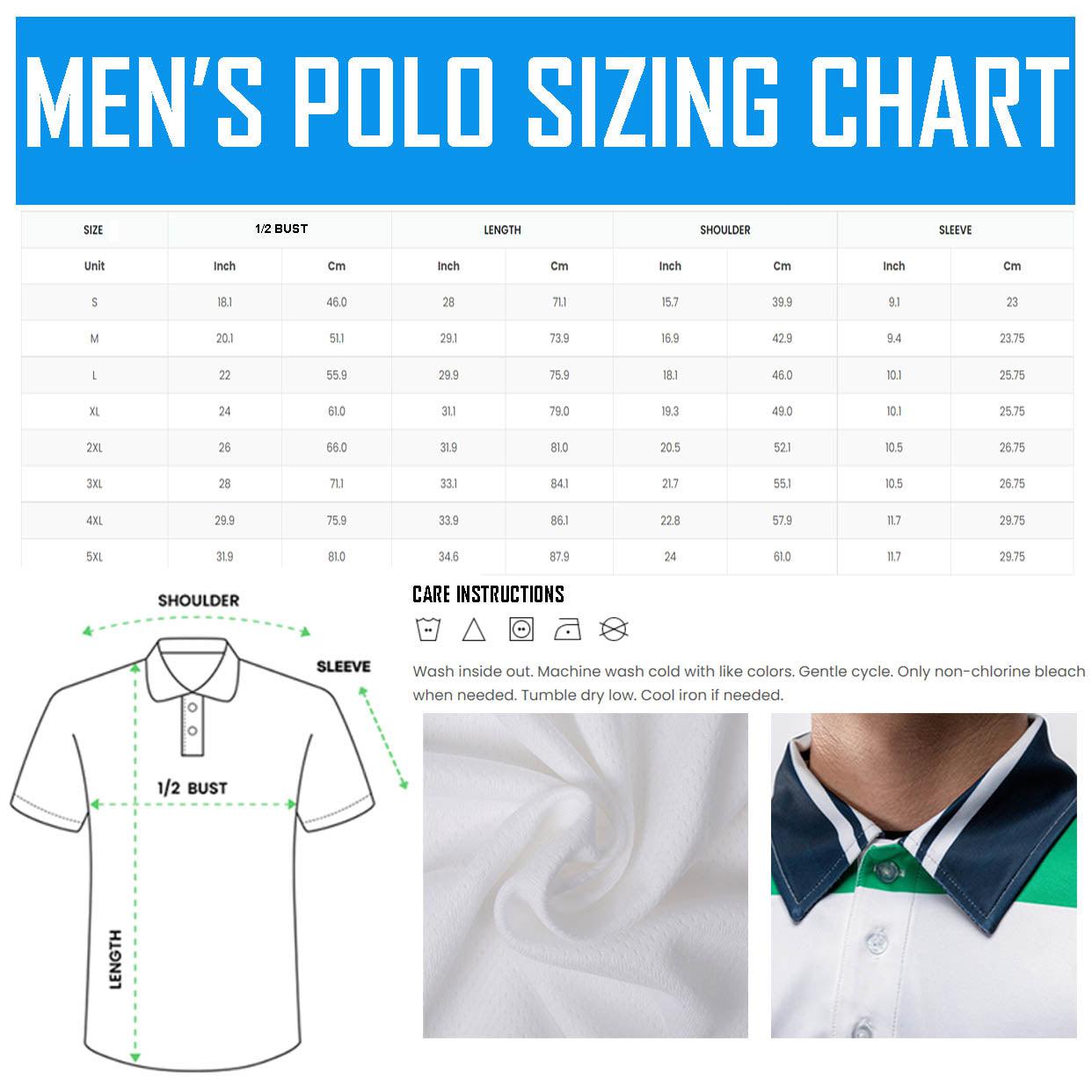American Flag Shirt Patriotic Short Sleeve Moisture Wicking Black Polo Shirts for Men
