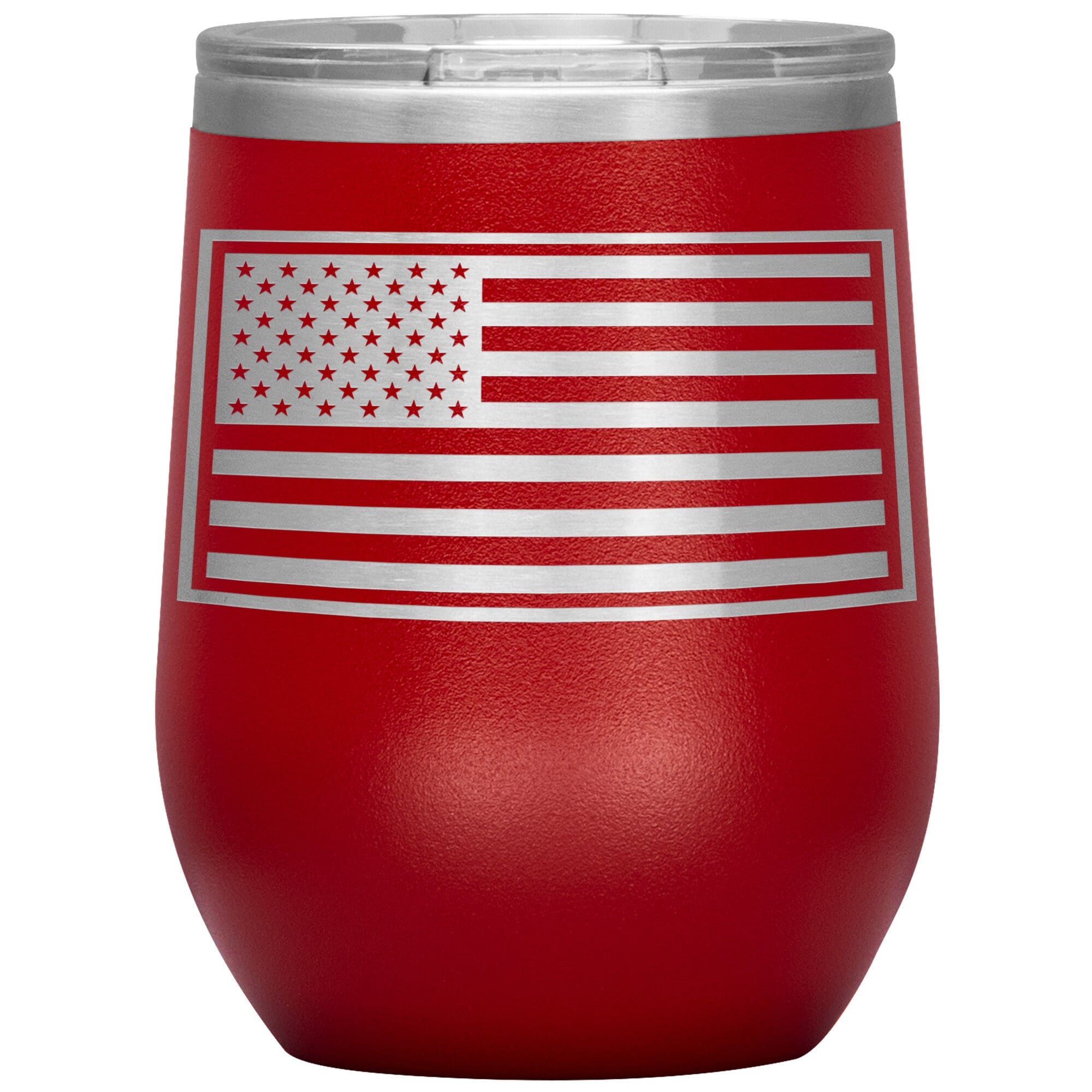 American Flag 12oz Wine Tumbler