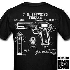 2A Gun Patent Schematc 984519 - Browning - 1911
