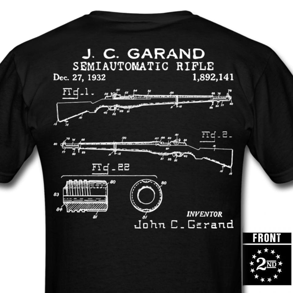 Garand Patent  - Semiautomatic Rifle T-Shirt