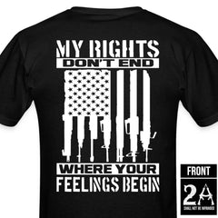 My Rights Don't End (Front & Back Print) T-Shirt