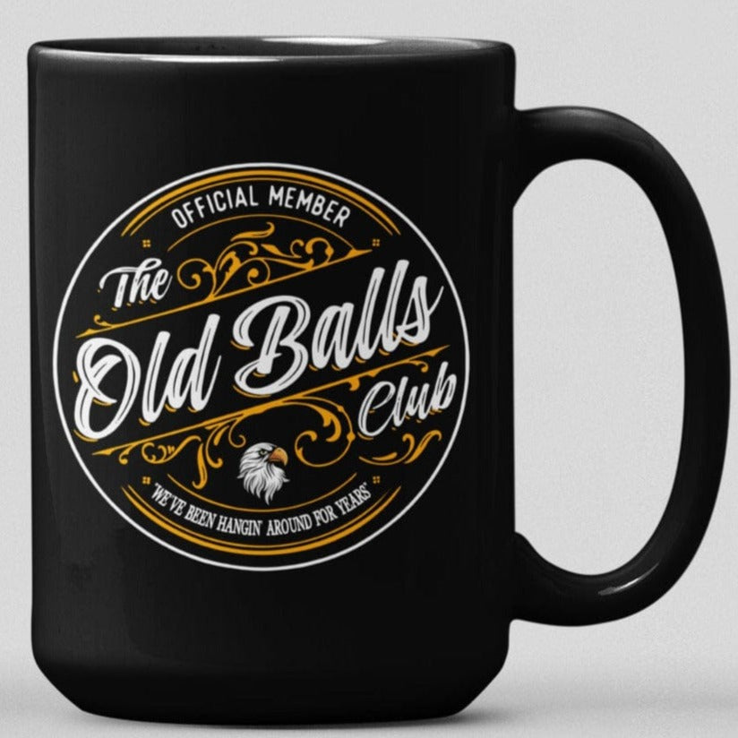 Official Member of The Old Balls Club Funny 15oz Gift Mug