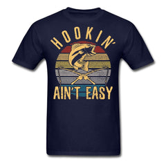 Hookin' Ain't Easy T-Shirt - navy