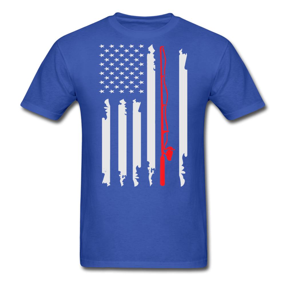 Fishing Flag T-Shirt - royal blue